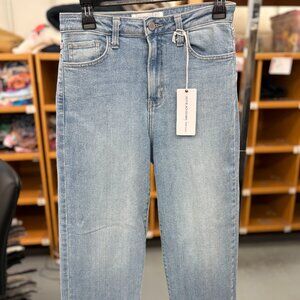 Just Black Denim Light Wash Straight Leg Jeans